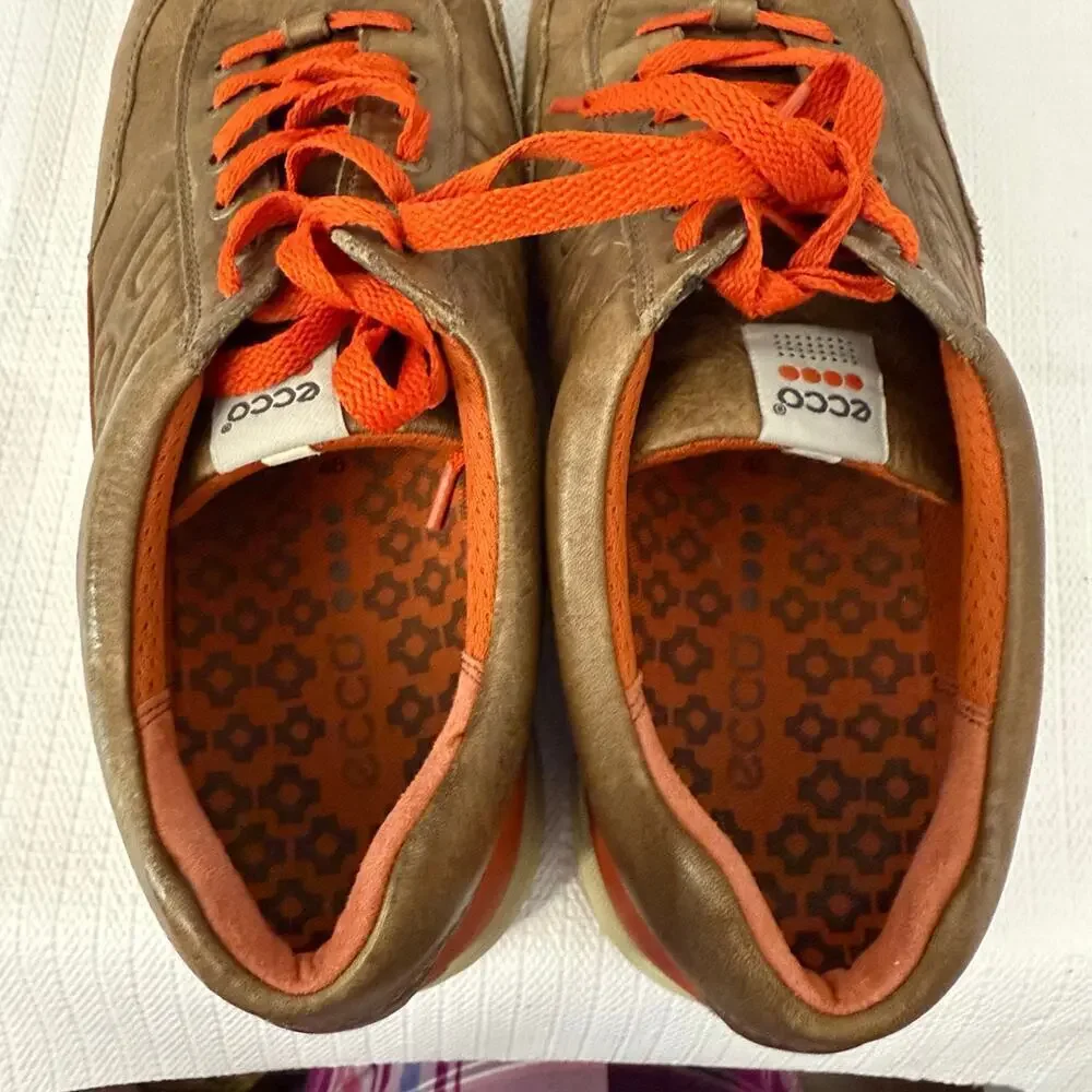 Ecco Street Evo One Hybrid Hydromax Golf Shoes Brown US 12